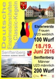 Deutsche Meisterschafen 100/200 Wurf Aktive in Senftenberg und Elsterwerda